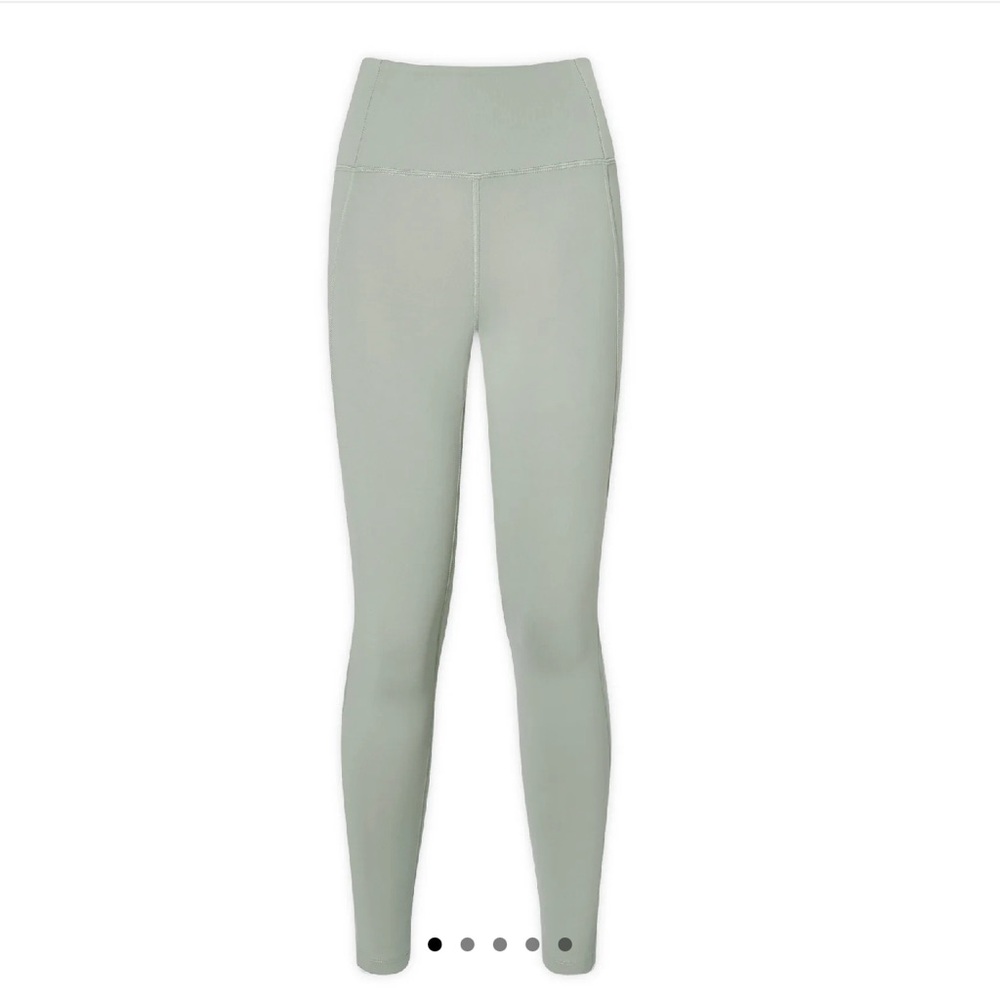 Girlfriend Collective high waist 7/8 length legging - agave sage. Size M